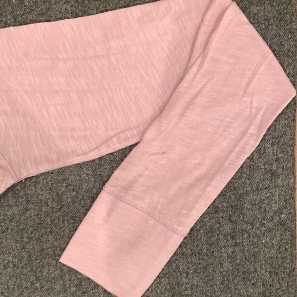 Lilac Aeropostale long sleeve Henley shirt with lace placket - Picture 7 of 7